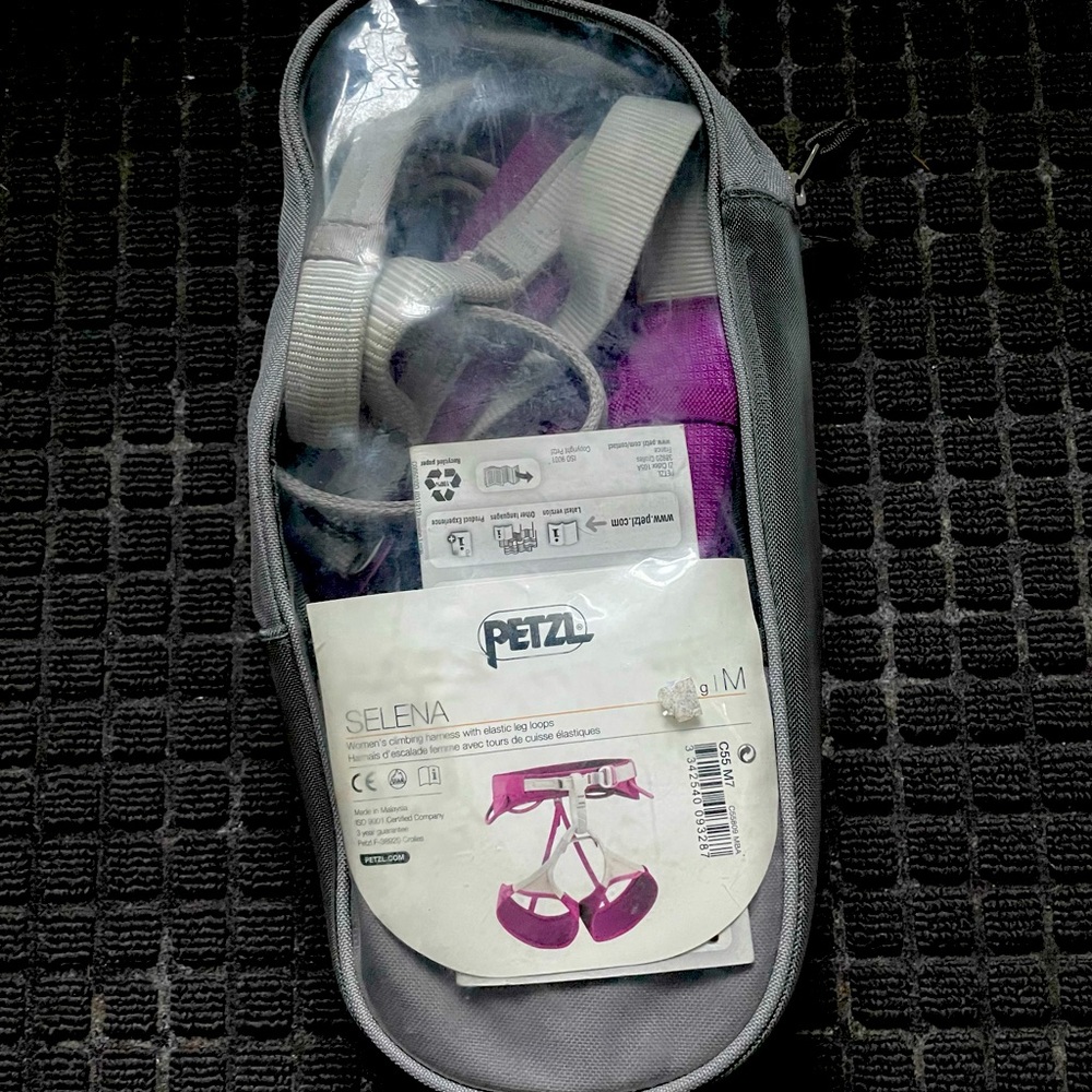 Petzl Selena Rock Climbing Harness Purple
